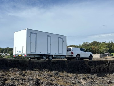 Luxury Toilets on Locations at Parys Mountain, ANGLESEY!